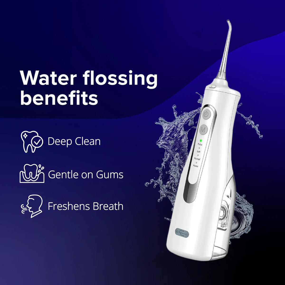 PUURSMILE WATER FLOSSER - 50% OFF EASTER SALE + 3 FREE GIFTS (WORTH $120)